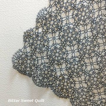 2024高い素材  28、結い終わる 13番のショール : Quilt Sweet Bitter 編み物