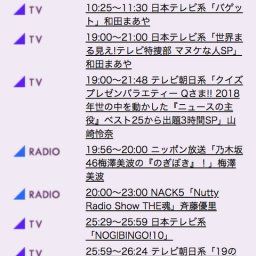 【乃木坂46】明日の超過密ぶりのスケジュールがこちらwww