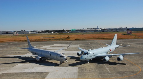 VP-5_and_Japanese_Kawasaki_P-1_at_NAF_Atsugi_in_2014