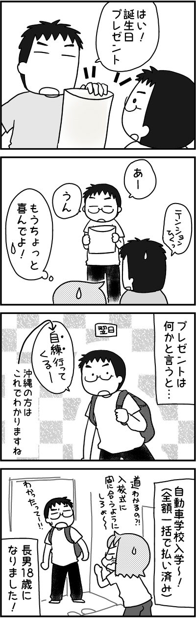 長男への誕生日プレゼント おやこぐらし 4人の子どもを育ててます Powered By ライブドアブログ