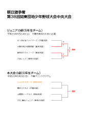 関団連中央大会組合せ
