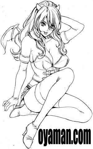$尾山泰永の漫画生活-カードゲーム用 小悪魔娘