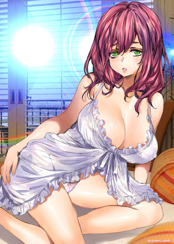 ネグリジェの女の子