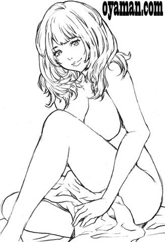 寝起きの女の子