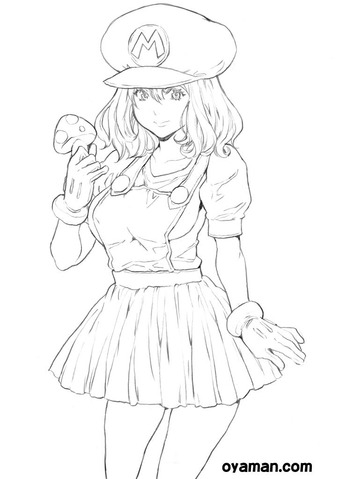 マリオな女の子