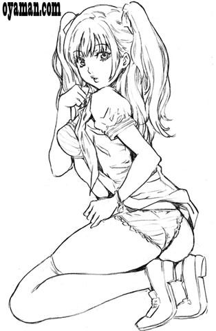 寒そうなJK