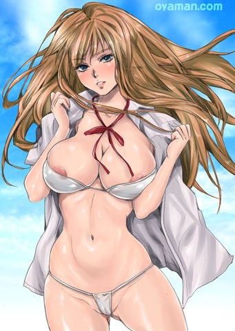 食い込む水着の女の子
