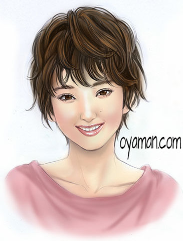 剛力彩芽さん 似顔絵
