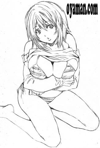 $尾山泰永の漫画生活-セーターの女の子