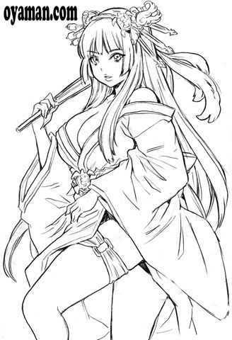 戦国姫レジェンド　ラフ