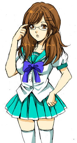メガネJK