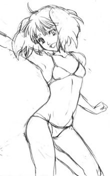 $尾山泰永の漫画生活-ランカ ラフ