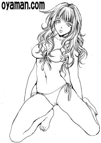 水着の女の子