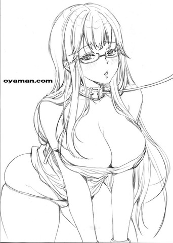 首輪眼鏡女子