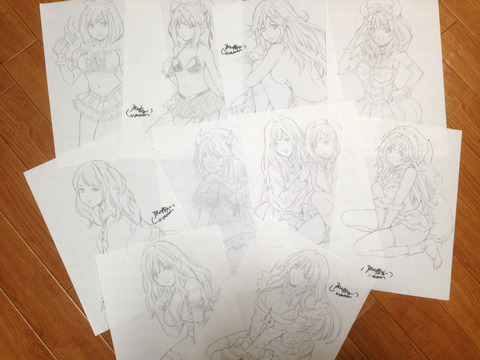 サイン本おまけイラスト