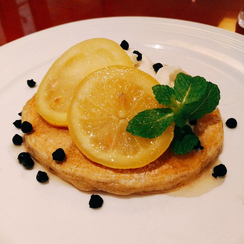 レモンチーズムースパンケーキ