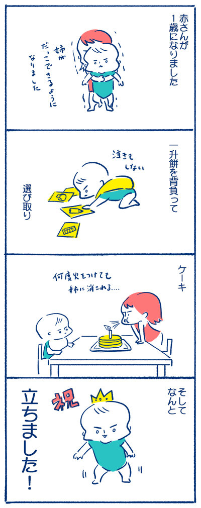 1歳誕生日