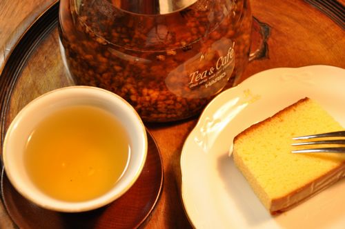 ? ガラスポットでお茶を作って「いただきまーす!」