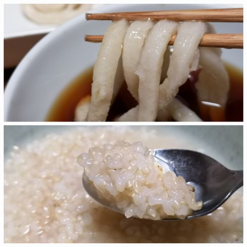 うどんにしたり、お粥にしたり