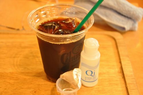 アイスコーヒーにキパワーソルト