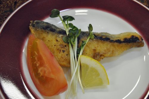 京丹後市が漁獲量日本一のサワラの料理です