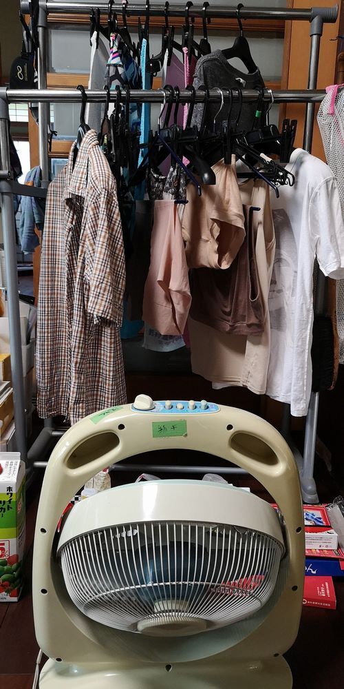 室内干しです