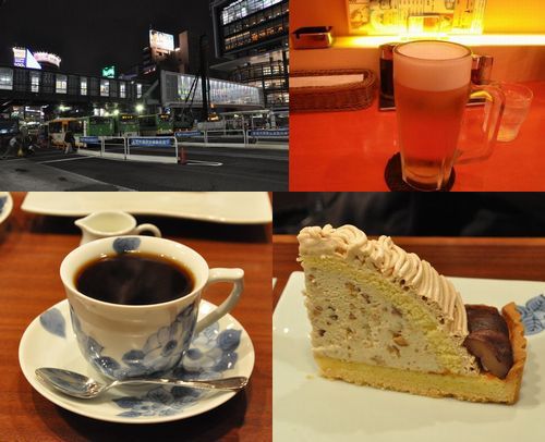 渋谷まで出て夕食です