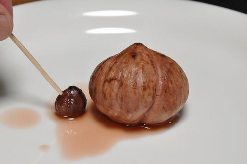 小さいのを食べてみました。