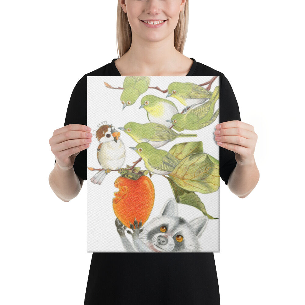 色鉛筆画のキャンバスプリント揃いました（ショップレポ