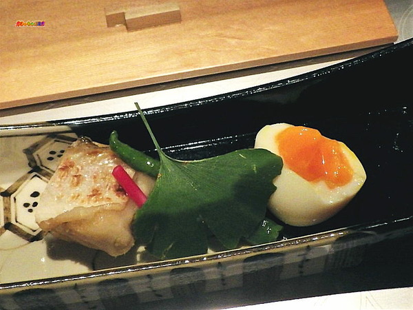 焼物/甘鯛丹波焼 (伏見唐辛子・半熟玉・はじかみ)