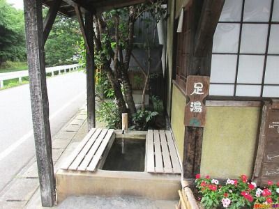 熊本県 小田温泉 食彩なかむら 足湯 好きっちゃ 温泉