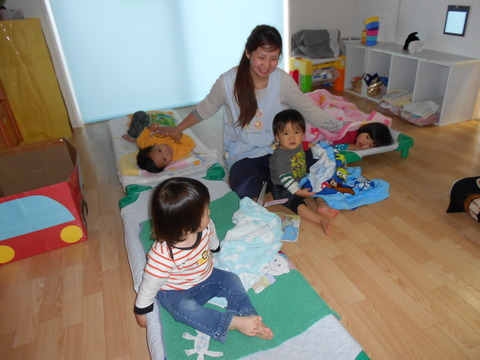 1歳児お昼寝