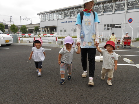 お散歩帰り