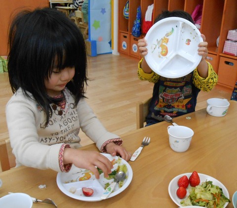 うさぎ給食2