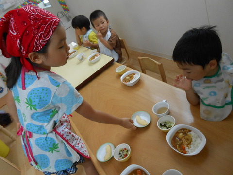 うさぎ給食2