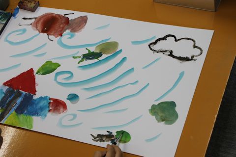 完全に自分の世界に 9 4の一日体験教室 クリエイティブ 絵画教室 ｏｚ