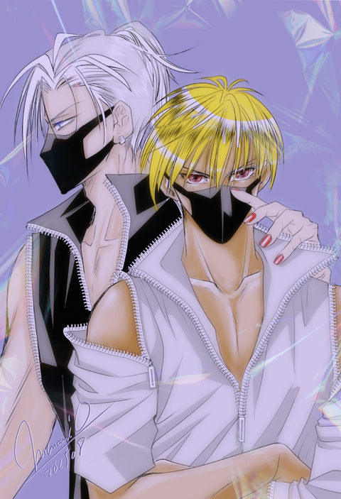 黒マスクの晃拓