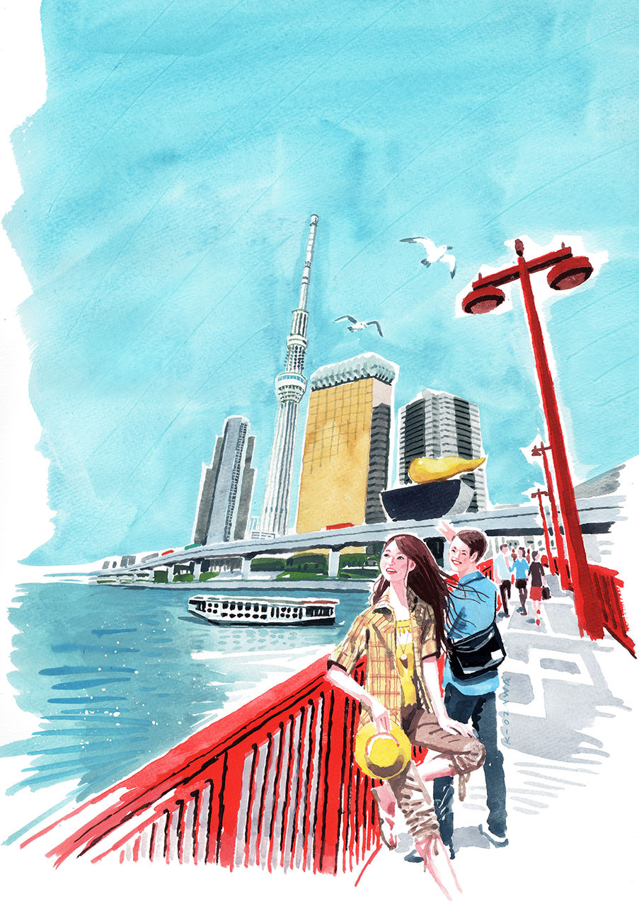 東京都医師会 会報 表紙イラスト 小沢和夫イラスト工房 東京都医師会 会報 表紙イラスト 小沢和夫イラスト工房