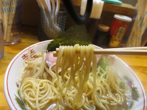 なるめん 麺上げ