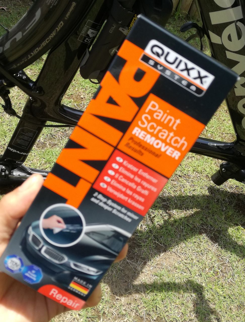ロードバイクの傷をなんとかしたい！クイックスで傷を修復しよう