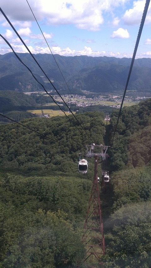 白馬岩岳にて