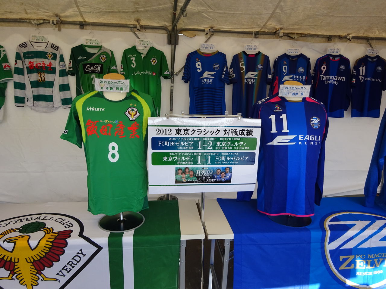 歴代ユニフォーム展示 くまの日記だよ