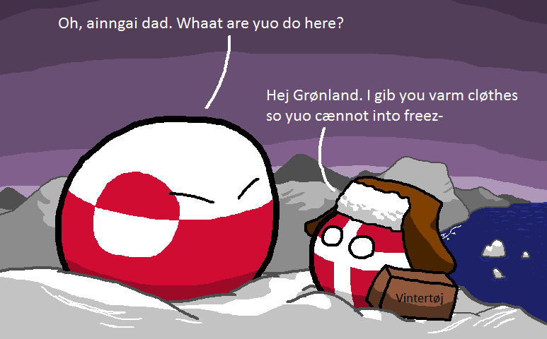 Greenland S Usual Weather ポーランドボール 万国旗