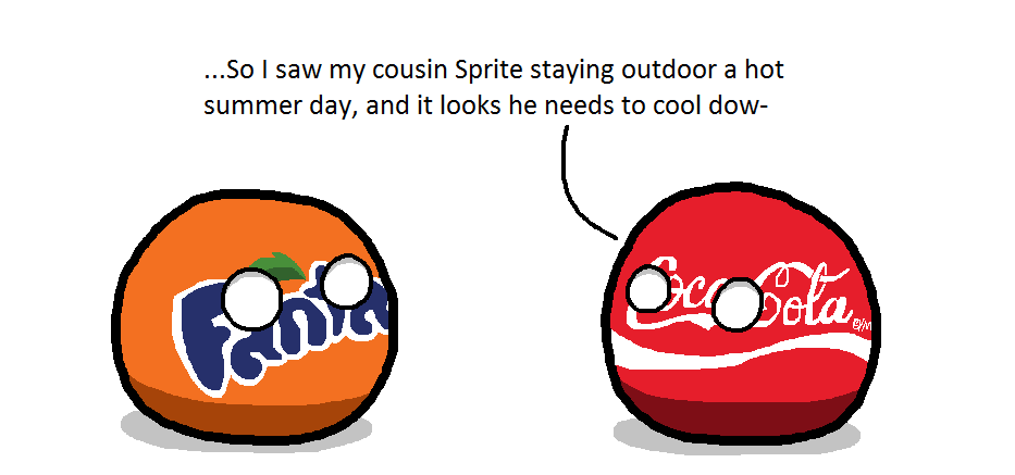 Coca Cola And Pepsi In A Nutshell ノンカントリーボール 万国旗 Coca Cola And Pepsi In A Nutshell ノンカントリーボール 万国旗