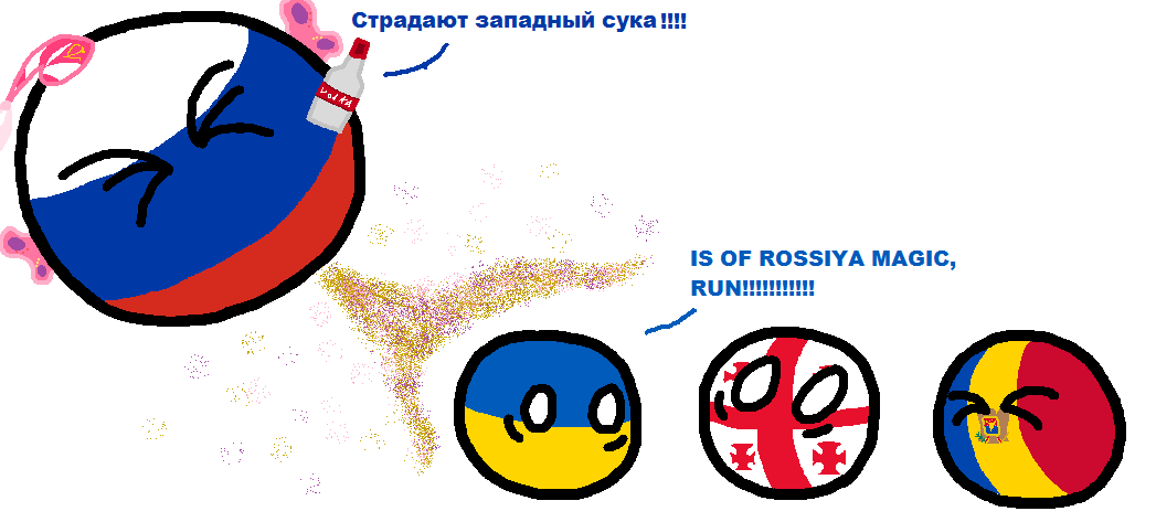 Fairy Rossiya ポーランドボール 万国旗
