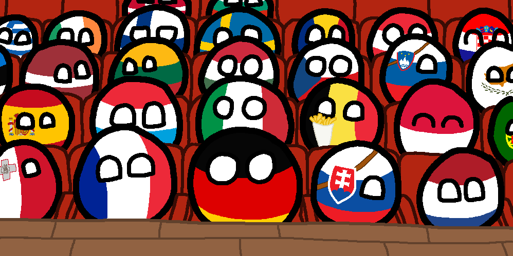 European At Heart ポーランドボール 万国旗
