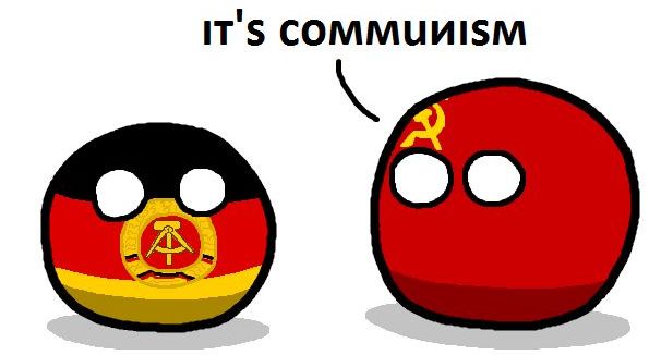 East Germany Is Best Communism ポーランドボール 万国旗