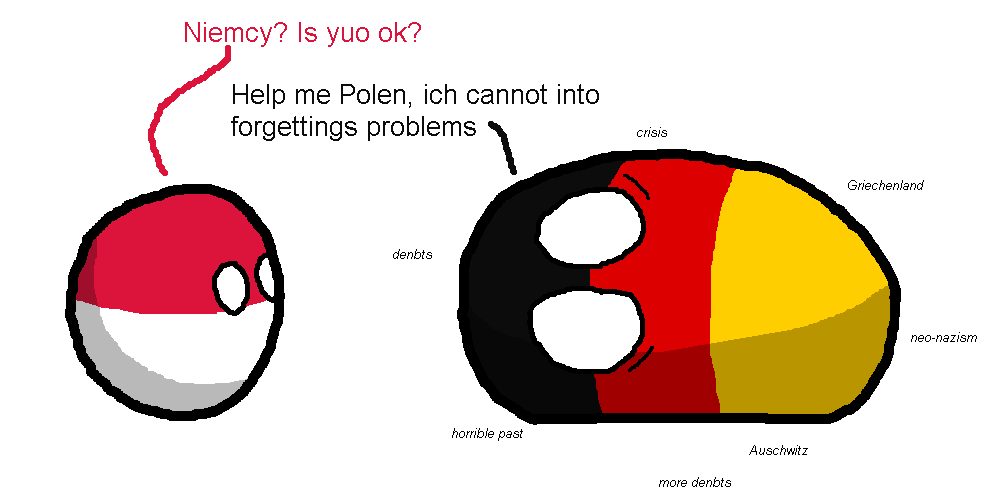 Germany Takes Vacations ポーランドボール 万国旗