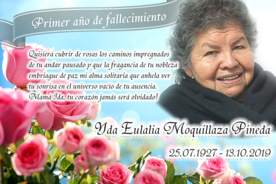 primer año de fallecimiento Gisella ver