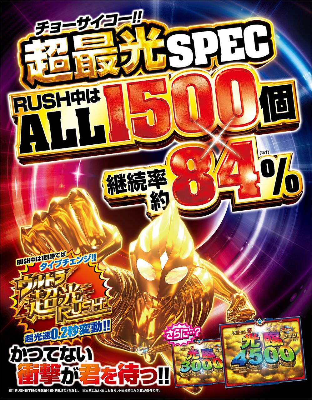 【新台】京楽「ぱちんこ ウルトラマンティガ 1500×84」公式ティザーサイト&PV公開！このスペック超最光(チョーサイコー)！ : ぱちんこ